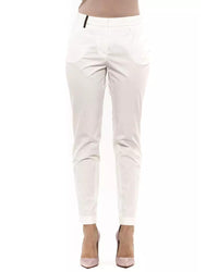 Thumbnail for Cotton High Waist Trousers with Four Pockets 42 IT Women
