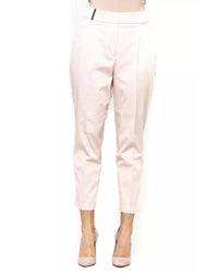 Thumbnail for Ankle Cotton Trousers with Side and Back Pockets 42 IT Women