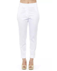 Thumbnail for High Waist Trousers with Pockets and Turn-Up Ankles 42 IT Women