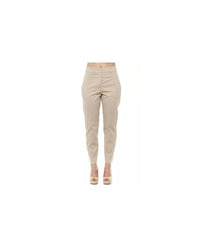 Thumbnail for High Waist Trousers with Pockets and Zipper Closure 42 IT Women