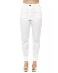 Thumbnail for Regular Waist Trousers with Front and Back Pockets 42 IT Women