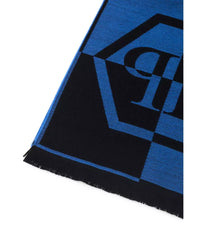 Thumbnail for Logo Fringed Hem Scarf One Size Men