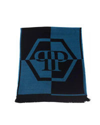 Thumbnail for Scarf with Logo - Fringed Hems - 38 cm x 180 cm One Size Men