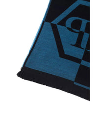 Thumbnail for Scarf with Logo - Fringed Hems - 38 cm x 180 cm One Size Men