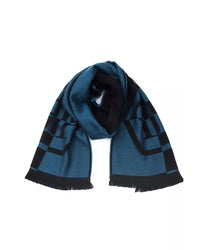 Thumbnail for Scarf with Logo - Fringed Hems - 38 cm x 180 cm One Size Men