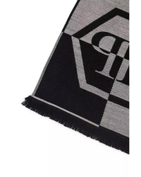 Thumbnail for Logo Fringed Scarf One Size Men