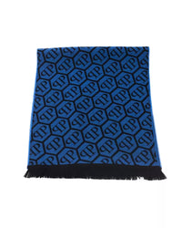 Thumbnail for Monogram Fringed Scarf One Size Men