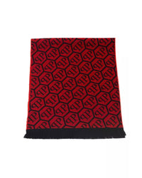 Thumbnail for Monogram Fringed Scarf One Size Men