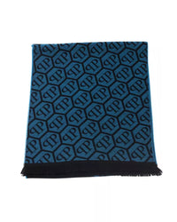 Thumbnail for Monogram Fringed Hems Scarf One Size Men