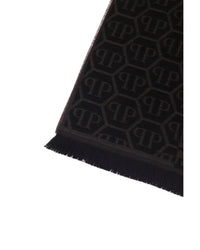 Thumbnail for Monogram Fringed Hem Scarf One Size Men