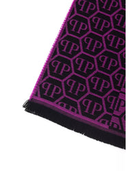 Thumbnail for Monogram Fringed Scarf One Size Men