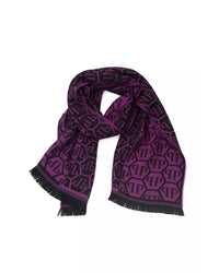 Thumbnail for Monogram Fringed Scarf One Size Men