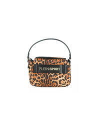 Thumbnail for Leopard Print Shoulder Bag with Brand Logo One Size Women