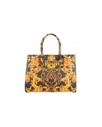 Thumbnail for Plein Sport Iconic Design Shopping Bag with Gold Detailing One Size Women