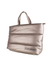 Thumbnail for Padded Eco-Leather Shopping Bag with Zip Closure and Internal Pockets One Size Women