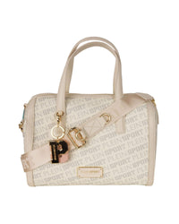 Thumbnail for Plein Sport Logo Print Eco-Leather Bag with Keychain One Size Women