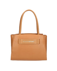 Thumbnail for Silver Rubber Logo Eco-leather Shopping Bag by Plein Sport One Size Women
