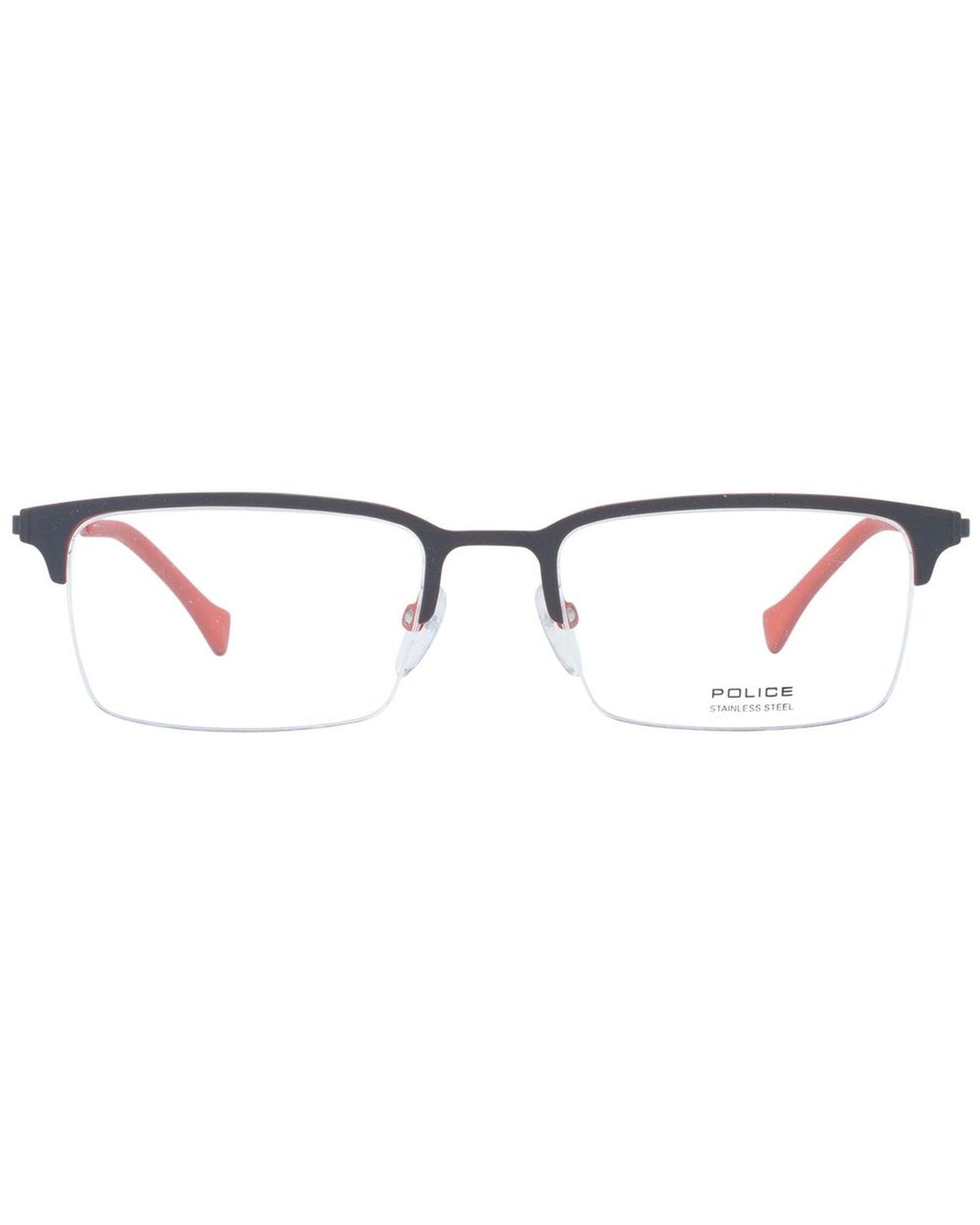 Police Men's Red  Optical Frames - One Size