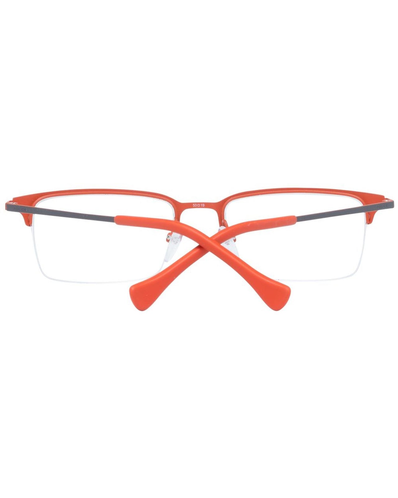 Police Men's Red  Optical Frames - One Size