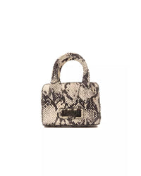 Thumbnail for Python Print Leather Mini Tote Handbag One Size Women