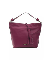 Thumbnail for Leather Shoulder Bag with Adjustable Strap and Logo Detail One Size Women