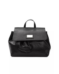 Thumbnail for Convertible Crocodile-print Leather Handbag/Backpack One Size Women