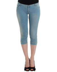 Thumbnail for Authentic Ermanno Scervino Beachwear Capri Jeans 44 IT Women