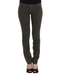 Thumbnail for CNC Costume National Green Slim Leg Jeans W26 US Women