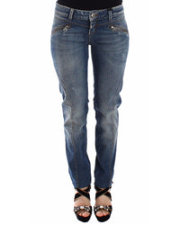 Thumbnail for Authentic Ermanno Scervino Slim Blue Jeans 40 IT Women
