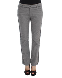 Thumbnail for New Authentic Ermanno Scervino Gray Casual Pants 46 IT Women