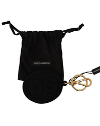 Thumbnail for Dolce & Gabbana Keychains & Bag Charms with Logo Black/Gold One Size Men