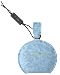 Thumbnail for Dolce & Gabbana Women's Light Blue Calfskin Leather Mirror Holder - One Size