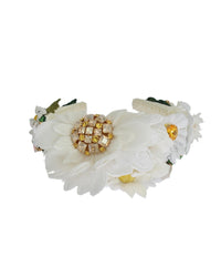 Thumbnail for Stunning Dolce & Gabbana Margherite Crystal Headband One Size Women