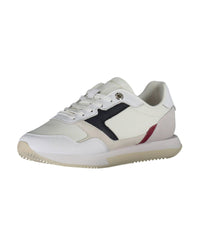 Thumbnail for Tommy Hilfiger Women's White Polyester Sneaker - 38 EU