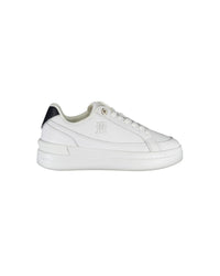 Thumbnail for Tommy Hilfiger Women's White Polyester Sneaker - 38 EU