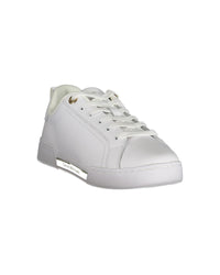 Thumbnail for Tommy Hilfiger Women's White Polyester Sneaker - 38 EU
