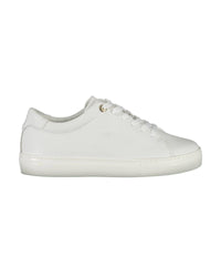 Thumbnail for Tommy Hilfiger Women's White Polyester Sneaker - 39 EU