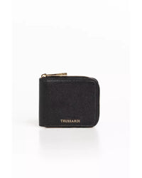 Thumbnail for Fine-grained Leather Medium Zip Wallet One Size Women