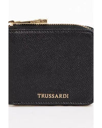 Thumbnail for Fine-grained Leather Medium Zip Wallet One Size Women