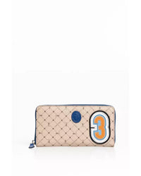Thumbnail for Trussardi Zip Wallet with 70s Print and Numeric Patch One Size Men