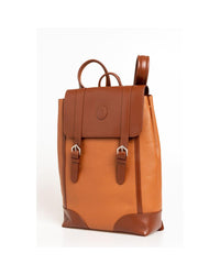 Thumbnail for Trussardi Men's Brown Leather Backpack - One Size