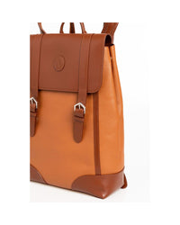 Thumbnail for Trussardi Men's Brown Leather Backpack - One Size
