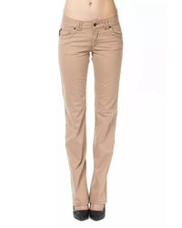 Thumbnail for Ungaro Fever Women's Beige Cotton Jeans & Pant - W32 US