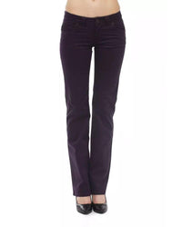 Thumbnail for Ungaro Fever Women's Purple Cotton Jeans & Pant - W32 US