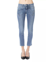 Thumbnail for Ungaro Fever Women's Light Blue Cotton Jeans & Pant - W30 US