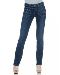 Thumbnail for Ungaro Fever Women's Blue Cotton Jeans & Pant - W29 US