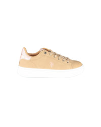 Thumbnail for US POLO ASSN Women's Beige Polyester Sneaker - 37 EU
