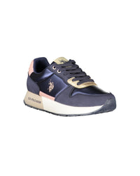 Thumbnail for US POLO ASSN Women's Blue Polyester Sneaker - 39 EU