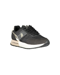 Thumbnail for US POLO ASSN Women's Black Polyester Sneaker - 40 EU
