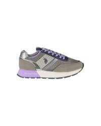 Thumbnail for US POLO ASSN Women's Gray Polyester Sneaker - 41 EU